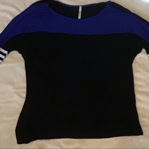 Blue/Black long sleeve shirt